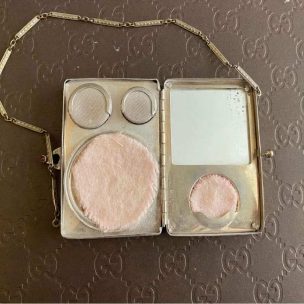 Vintage Flapper Art Deco Dance Makeup Compact Awesome! 🤩💋💃🏻